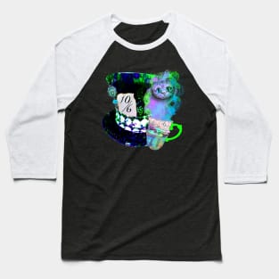 Mad Cheshire Tea Cup Baseball T-Shirt